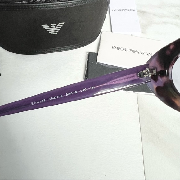 Emporio Armani EA4143 Sunglasses cat eye purple main image 4